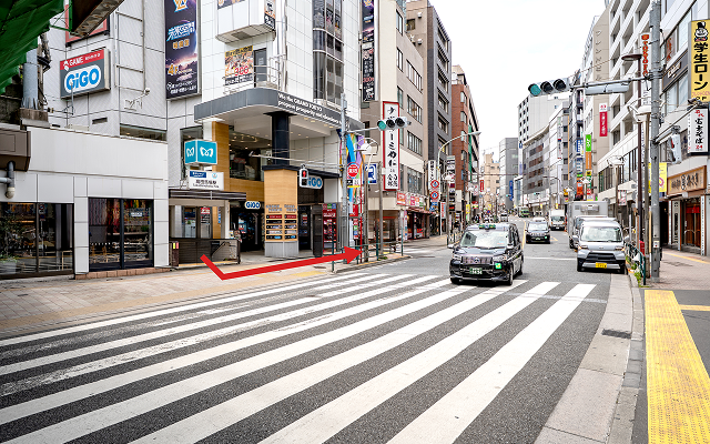 東京メトロ高田馬場駅からVサインへの道順