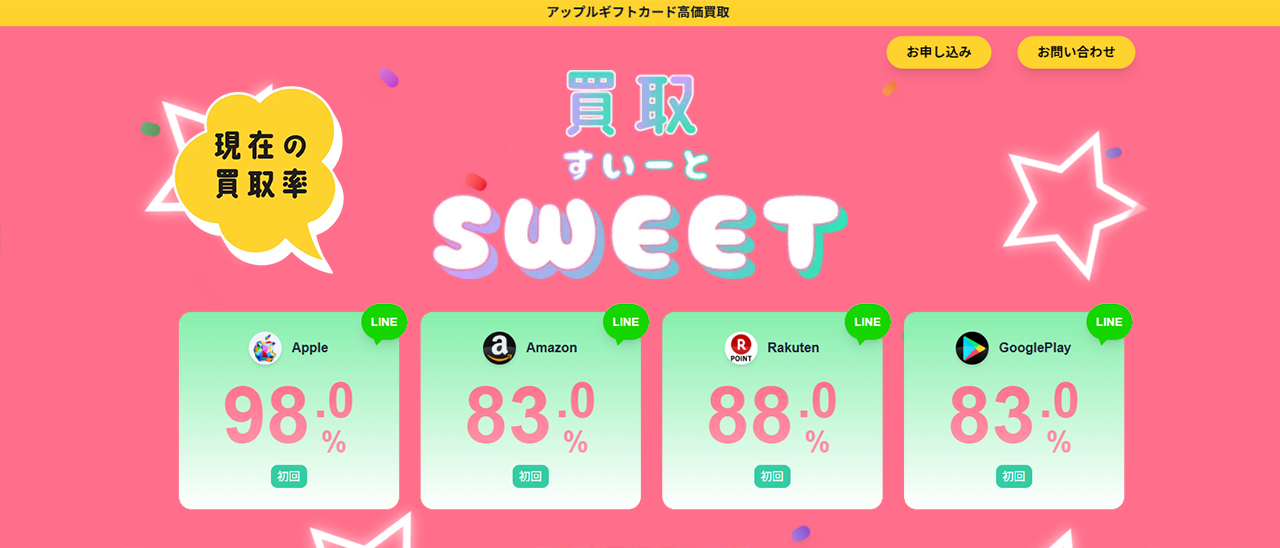 買取スイートのキャプチャー