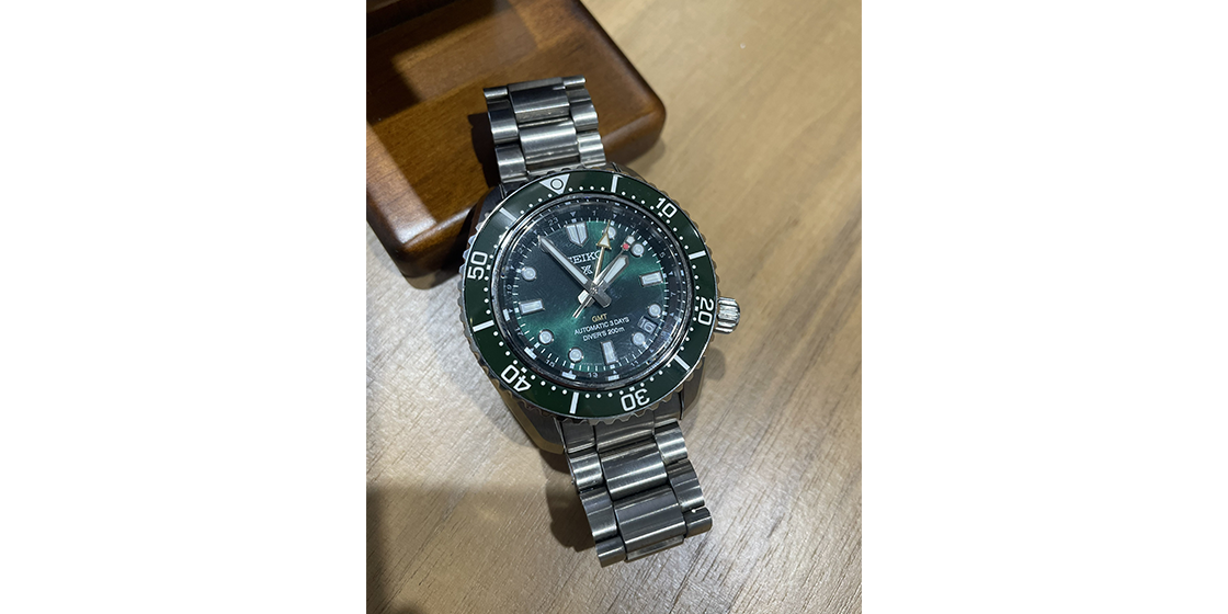 SEIKO PROSPEX ダイバーズ 1968 ヘリテージ GMT Green Dial SBEJ009
